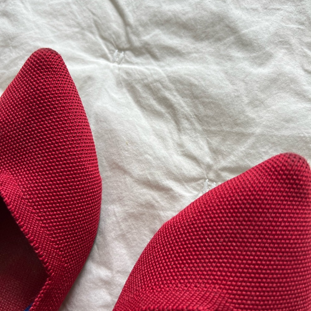Chili Red Pointed Rothy’s - Picture 2 of 2